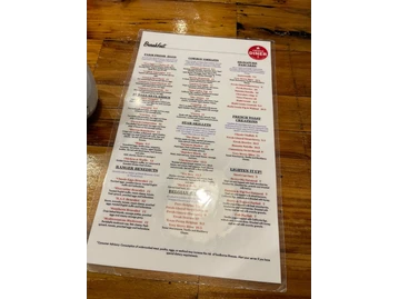 Frisco Diner menu photo