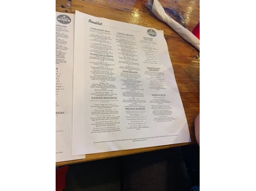 Frisco Diner menu photo