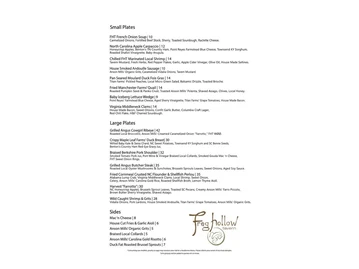Frog Hollow Tavern menu photo