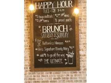 Frog & the Hen menu photo