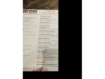 Fuego Restaurant menu photo