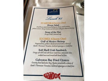 Gaido's menu photo
