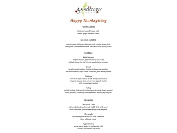 Gamekeeper Restaurant menu photo