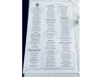 Gandy Dancer menu photo