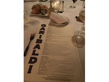 Garibaldi's Savannah menu photo