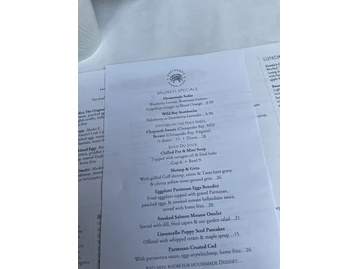 Gertrude's menu photo