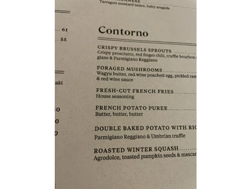 Gibsons Italia menu photo
