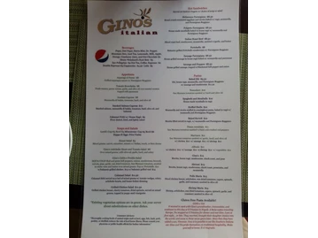 Gino's Italian Ristorante-Bar menu photo