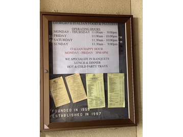 Giorgio's Italian Food Milpitas menu photo