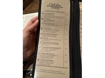 Goblin Market menu photo