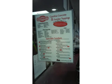 Goodberry's Frozen Custard menu photo