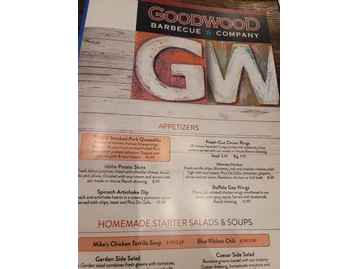 Goodwood Barbecue Company menu photo