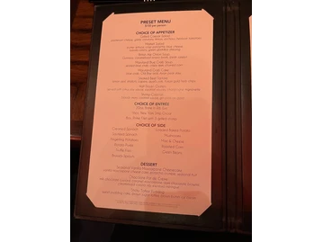 Gordon Ramsay Steak menu photo