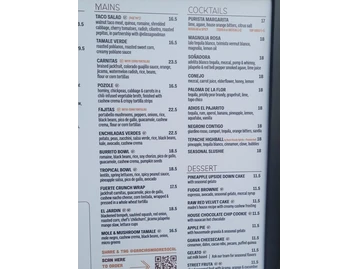 Gracias Madre Newport Beach menu photo