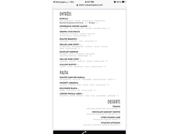 Grappa menu photo