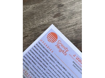 Gravity Heights menu photo