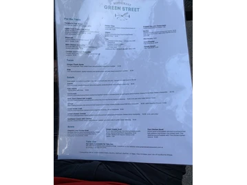 Green Street Restaurant menu photo