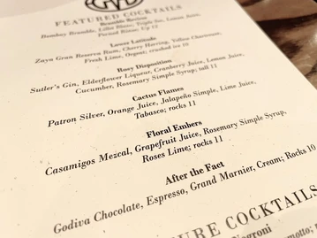 Green Valley Grill menu photo