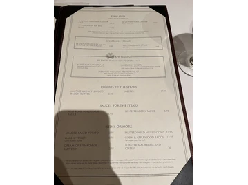 Greystone Prime Steakhouse & Seafood menu photo