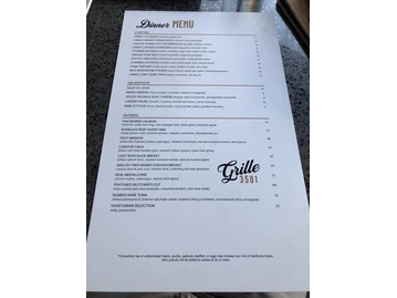 Grille 3501 menu photo
