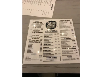Grindhouse Killer Burgers menu photo