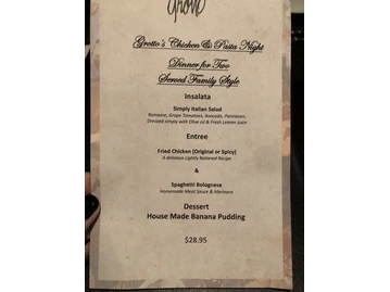 Grotto Ristorante menu photo