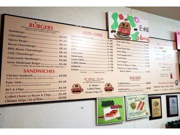 Grumps Burgers menu photo