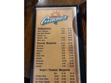 Guapo's menu photo