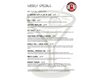 Guston's Grille menu photo