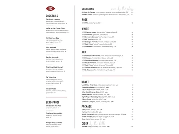 Gypsy Kitchen DC menu photo