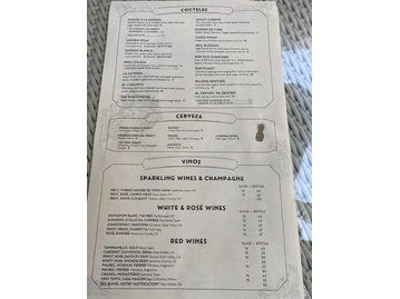 Habana menu photo
