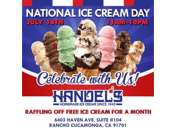 Handel's Homemade Ice Cream menu photo