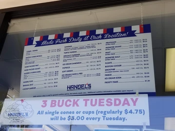 Handel's Homemade Ice Cream & Yogurt menu photo