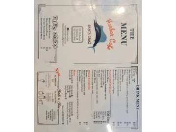 Harbor Café menu photo