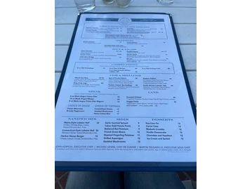 Harbor House menu photo
