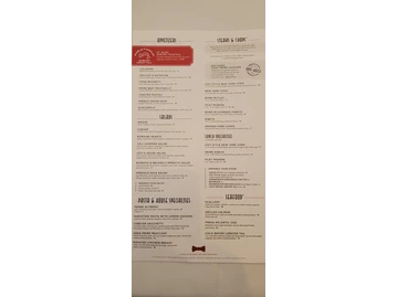 Harry & Izzy's menu photo