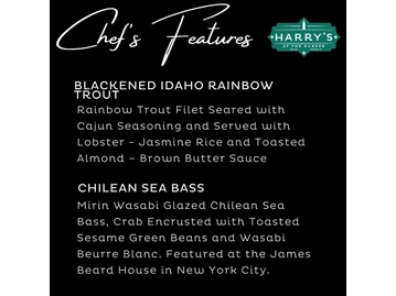 Harry's at the Harbor menu photo