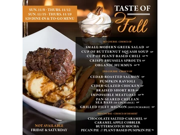 Harvest Seasonal Grill - Lancaster menu photo