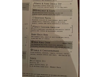 Haute Quarter Grill menu photo