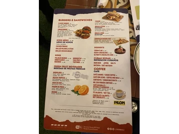 Havana 1957 Cuban Cuisine Ocean Drive menu photo