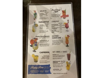 Havana Central Roosevelt Field menu photo