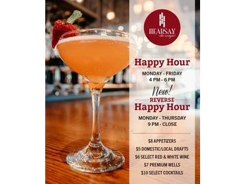 Hearsay On The Strand menu photo