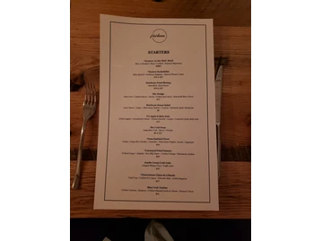 Heirloom menu photo