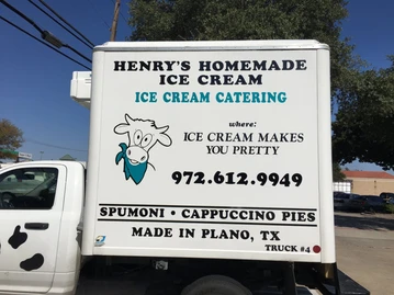 Henry's Homemade Ice Cream menu photo