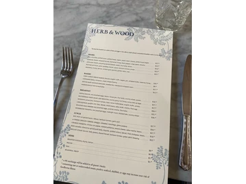 Herb & Wood menu photo