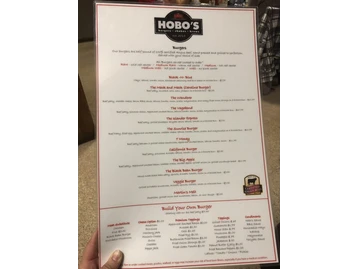 Hobo's menu photo