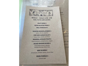Honey Salt menu photo