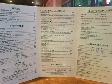 House of Taipei menu photo