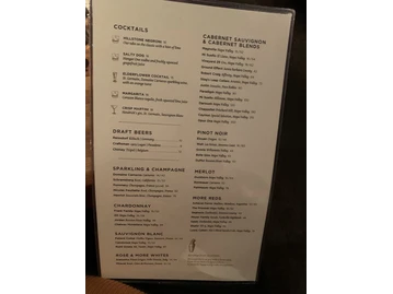 Houston's menu photo