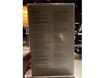 Houston's menu photo